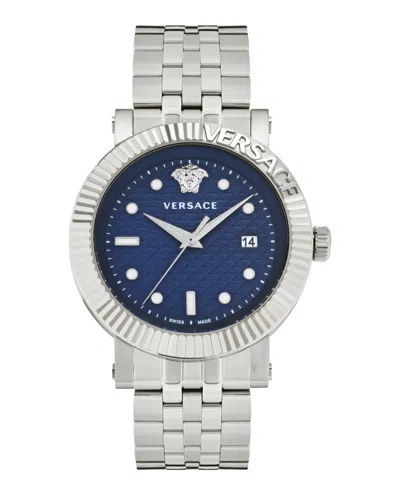 Versace V-classic Bracelet Watch In Multi