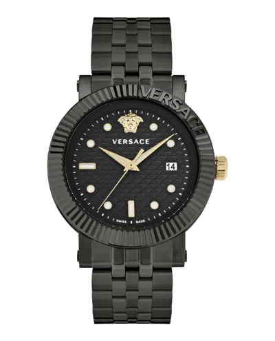 Versace V-classic Bracelet Watch In Multi