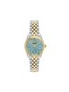 Versace V-code 36mm In Blue