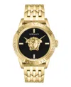 Versace V-palazzo Bracelet Watch Man Wrist Watch Gold Size Onesize Stainless Steel In Gold