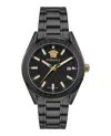 Versace V-code Bracelet Watch In Multi