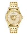 Versace V-code Bracelet Watch In Multi