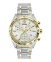 Versace V-code Chrono Bracelet Watch In Multi