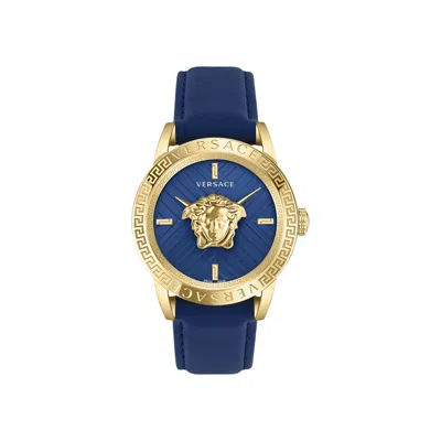 Pre-owned Versace V Code Strap Watch 'gold' | Men's Size Onesize