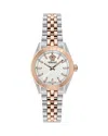 Versace V Code Watch, 36mm In Silver/two-tone