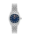 Versace V-code Greca Stainless Steel Bracelet Watch, 36mm In Stainless
