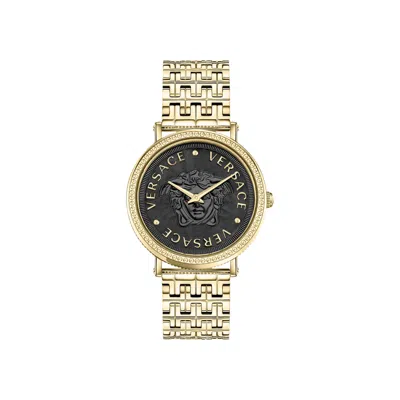 Pre-owned Versace V Dollar Bracelet Watch 'gold' | Women's Size Onesize