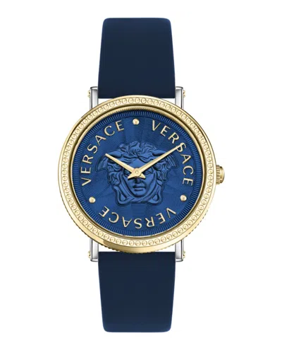 Versace V-dollar Leather Watch