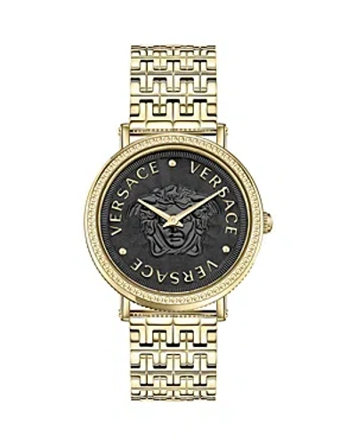 Versace V-dollar Bracelet Watch In Gold