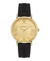 Versace V-eternal Silicone Watch In Multi