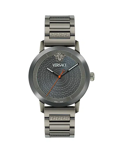 Versace V-helix Bracelet Watch In Gray