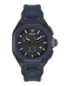 Versace V-legend Chrono Eco Ceramic Watch In Blue