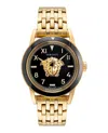 Versace V-palazzo Bracelet Watch In Gold