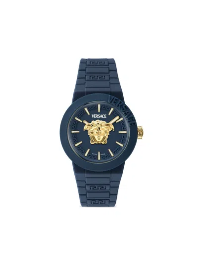 Versace V-pop 43mm In Blue