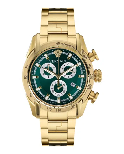 Versace V-ray Chronograph Watch In Multi