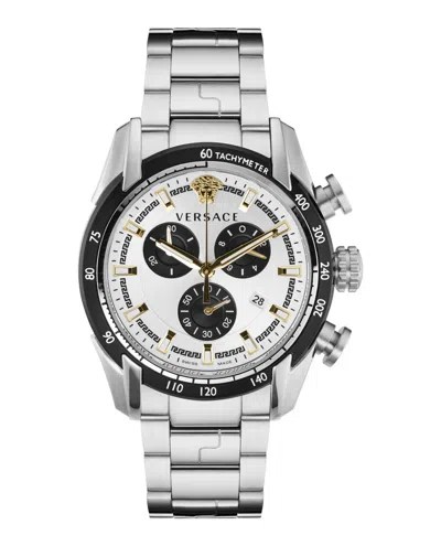 Versace V-ray Chronograph Watch In Multi