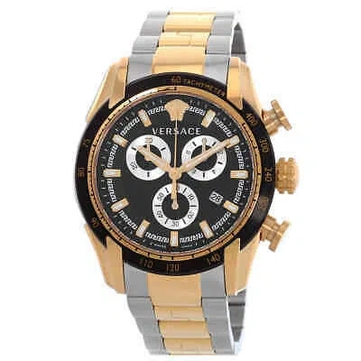 Pre-owned Versace V-ray Men's Black Watch - Ve2i00421