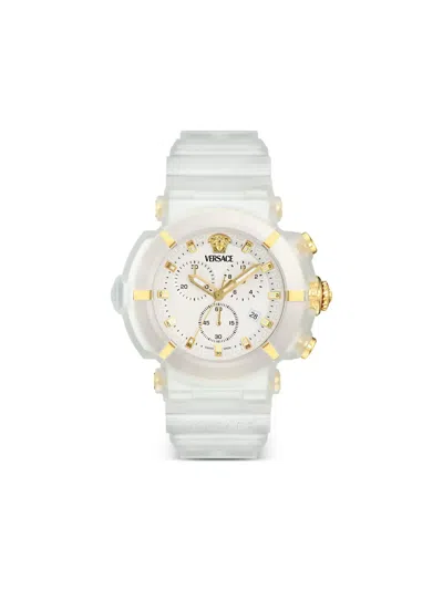 Versace V-real Active Chrono 45mm In White