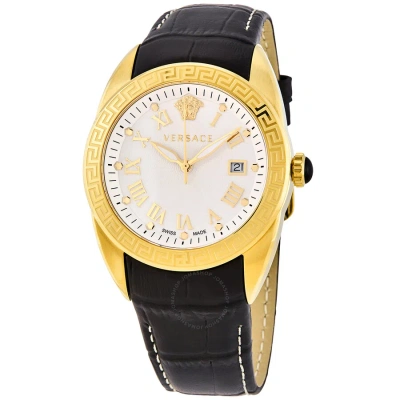 Versace V-sport Ii Quartz White Dial Men's Watch Vfe130015 In Black / Gold / Gold Tone / White / Yellow