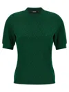 Versace V Sweater In Green