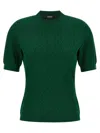 Versace V Sweater In Green