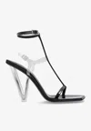 Versace Sandals T.105 Calf Leather 1b00p-black-palladium