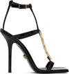 Versace V2025 Chain Sandal In 1b00v-black-
