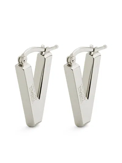 Versace V2025 Chain Earrings In Argent