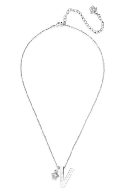 Versace V2025 Pendant Necklace In Palladium