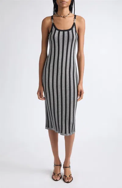 Versace Vanis Knit Dress In Black