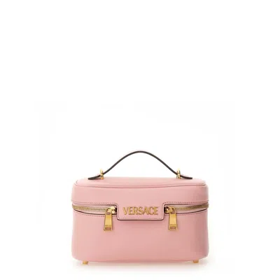 Versace Vanity Tag Bag In Pink