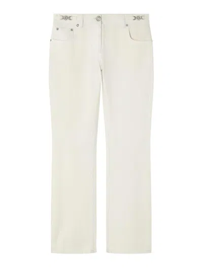Versace Cotton Jeans In White