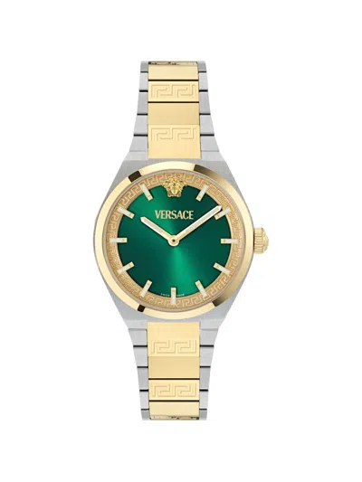 Versace V-auria 35mm Watch In Multi