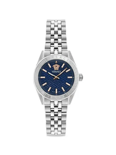 Versace V-code 36mm Watch In Multi