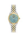 Versace V-code 36mm Watch In Metallic