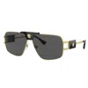 Versace Man Sunglasses Ve2251 In Gold
