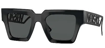 Pre-owned Versace Ve 4431 Black/grey 50/22/145 Women Sunglasses In Gray