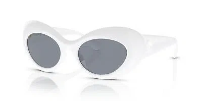 Pre-owned Versace Ve 4456u White/grey 52/19/140 Women Sunglasses