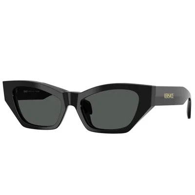 Versace Ve 4488u Gb1/87 53mm Womens Cat-eye Sunglasses In Burgundy
