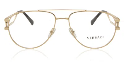 Versace Ve1269 1002 Occhiali Da Vista Oro Per Uomo (solo Montatura) In Gold