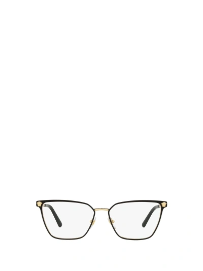 Versace Ve1275 Matte Black / Gold Glasses