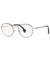 Versace Men's Phantos Eyeglasses, Ve127953-o In Bordeaux,gold Tone