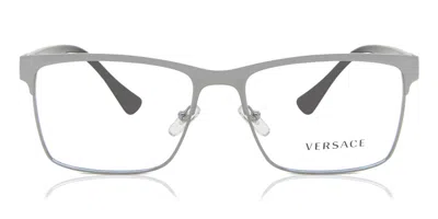Versace Ve1285 Men's Glasses, Gunmetal, Size 56 In Gray
