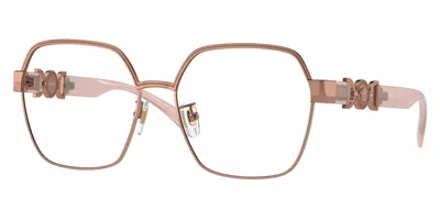 Versace Ve1291d Asian Fit Women's Glasses, Rose-gold, Size 56