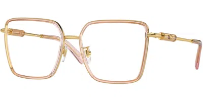 Versace Ve1294d Asian Fit Women's Glasses, Gold, Size 55