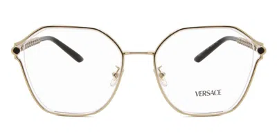 Versace Ve1299d Asian Fit Women's Glasses, Gold, Size 55