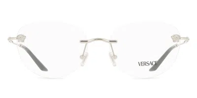 Versace Ve1305 1000 Occhiali Da Vista Argentati Per Donna (solo Montatura) In Silver
