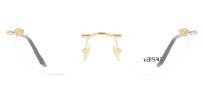 Versace Ve1305 1002 Women's Glasses Gold Size 55 - Free Lenses - Blue Light Block Available