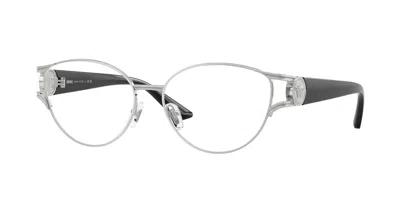 Versace Ve1309 1001 Occhiali Da Vista Argentati Per Donna (solo Montatura) In Metallic