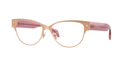Versace Ve1318 1412 Women's Glasses  Size 53 - Free Lenses - Blue Light Block Available In Gold